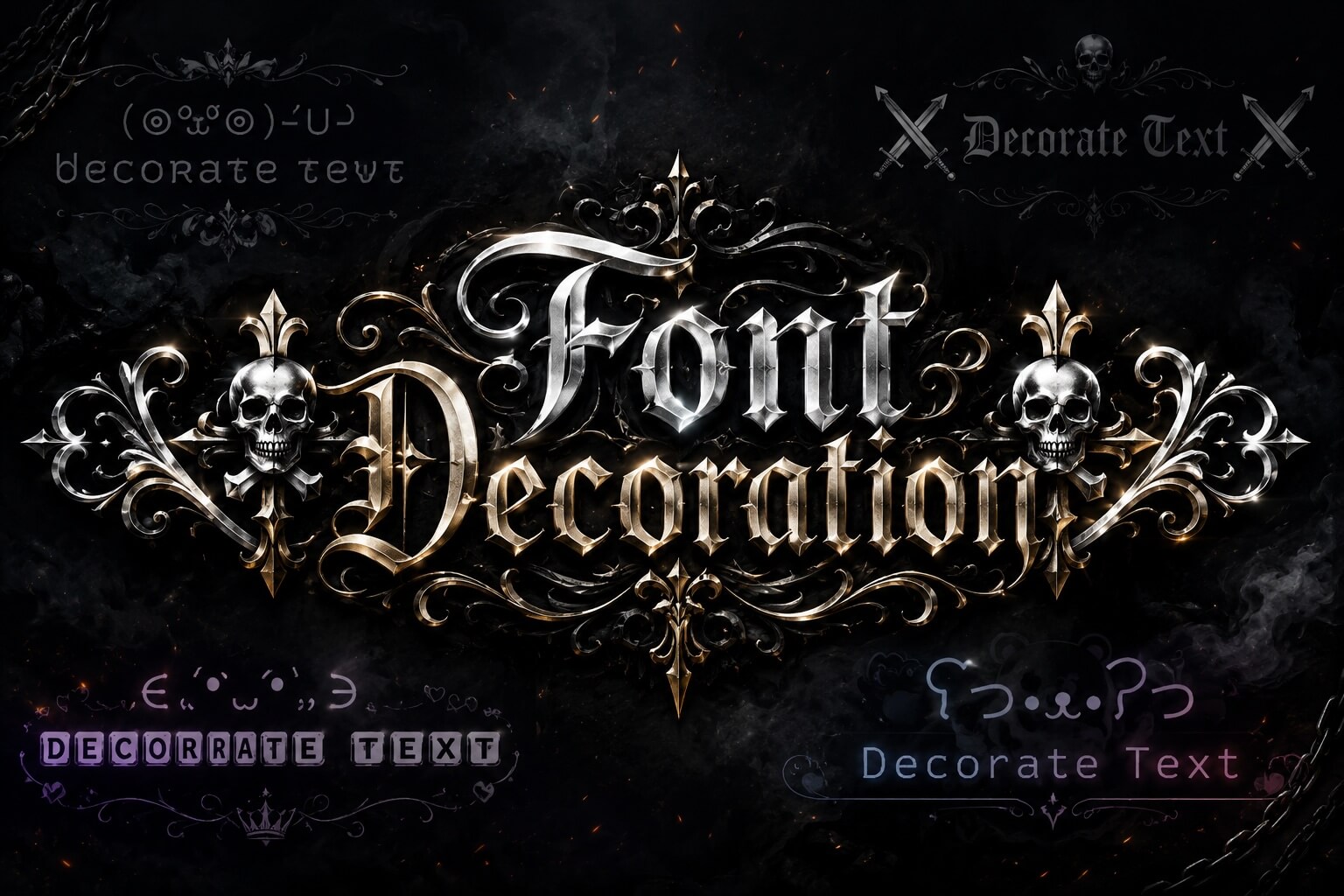 Text Font Decoration